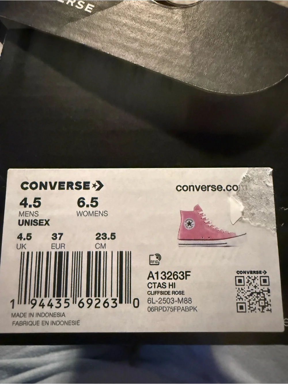 Pink High-Top Canvas Sneakers